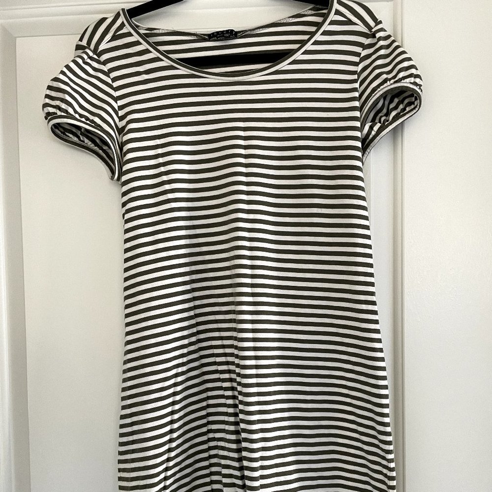 Theory Striped Jersey Dress